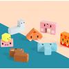 Toyto Animal Tetris Jenga Board Game Animal Block Stacking Balance Play, Popular Korean Game