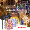 LED Solar Fairy Solar Light Waterproof Copper Wire String Lights Christmas Party Garland Solar Power Lamp Outdoor Garden Wedding