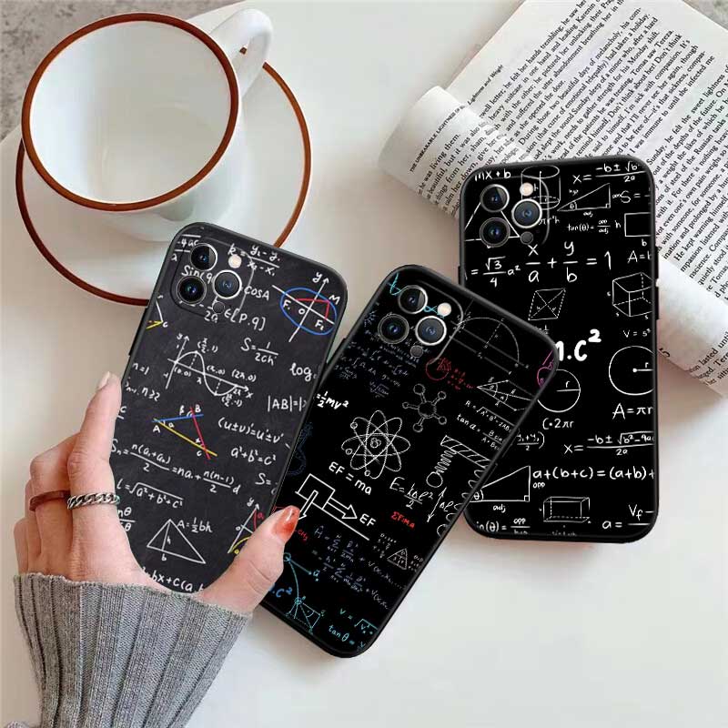 NH15 Chemical Maths Formula Case for Samsung A11 A12 A13 A15 A52S A53 A55 A56 A70 A71 A72 A73 F06 F16 F56 S10 Plus S10e