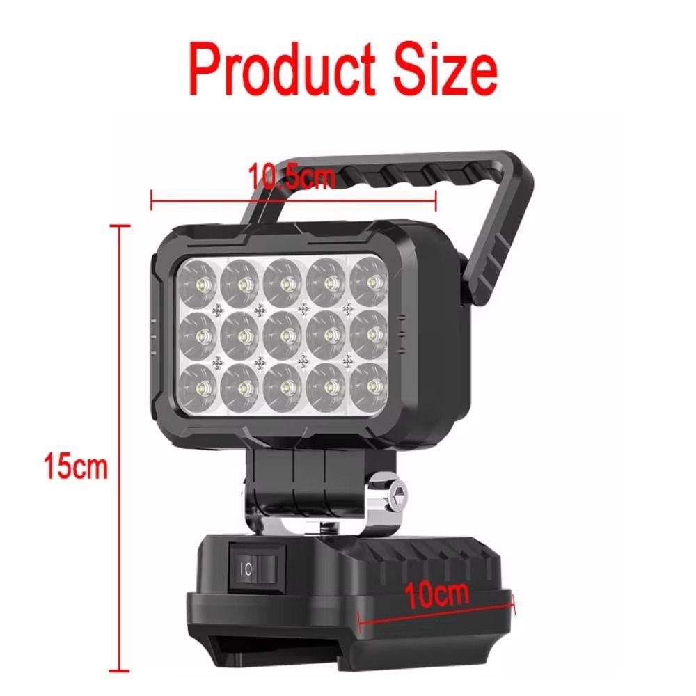 Portable LED Working Lamp 15 Beads Outdoor Flashlight New LED Working Light  Camping