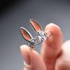 Kids Bunny Ears Finger Jewelry Korean Style Rings Women Opening Rings Rabbit Ring Adjustable Ring