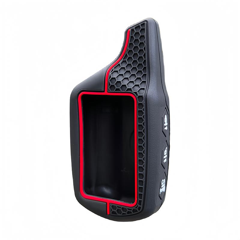 Силиконовый чехол для авто Брелок-ключница Fit For Starline B9 B91 B6 B61 A91 A61 V7 Смарт-ключ Цепочка B9 B6 A91 A61 LCD Корпус Двусторонняя Автосигнализация