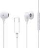 Type C Earphones Wired Earphones Type C Earphones HIFI Sound Quality Type C Clear Calls Deep Bass With Microphone Volume Adjustment Type C Ergonomics