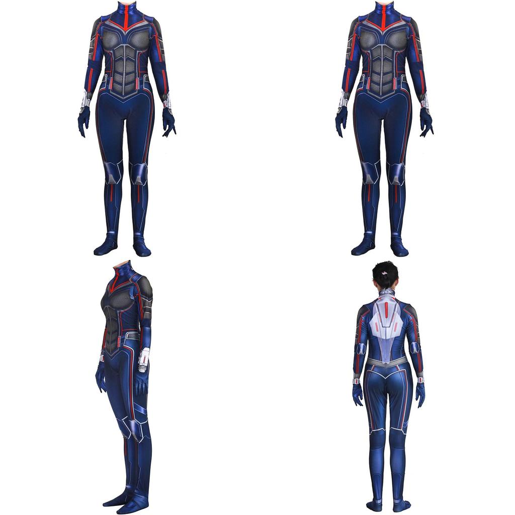 Изысканный облегающий костюм Человека-муравья и Осы для косплея супергероев для детей и взрослых
