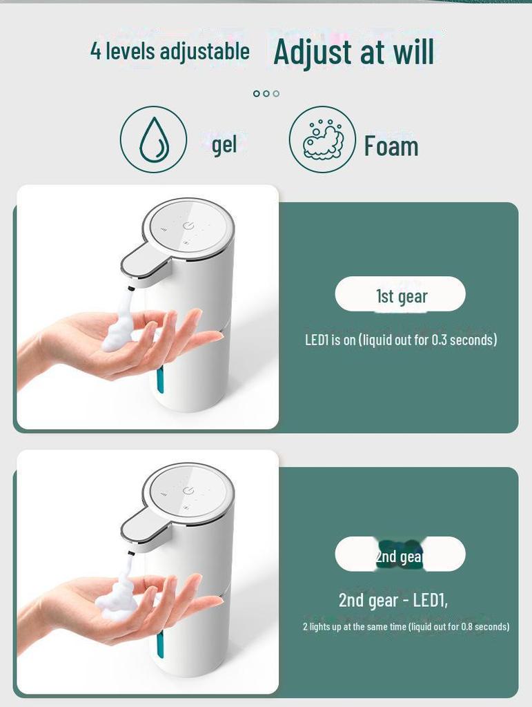 Самый продаваемый настенный автоматический дозатор пенного мыла - умная машина для дезинфекции рук