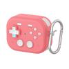 TPU Protective Case with Keychain for Airpods Funny Handheld Game Design Hard Shell Cover with Safety Lock Design for Men