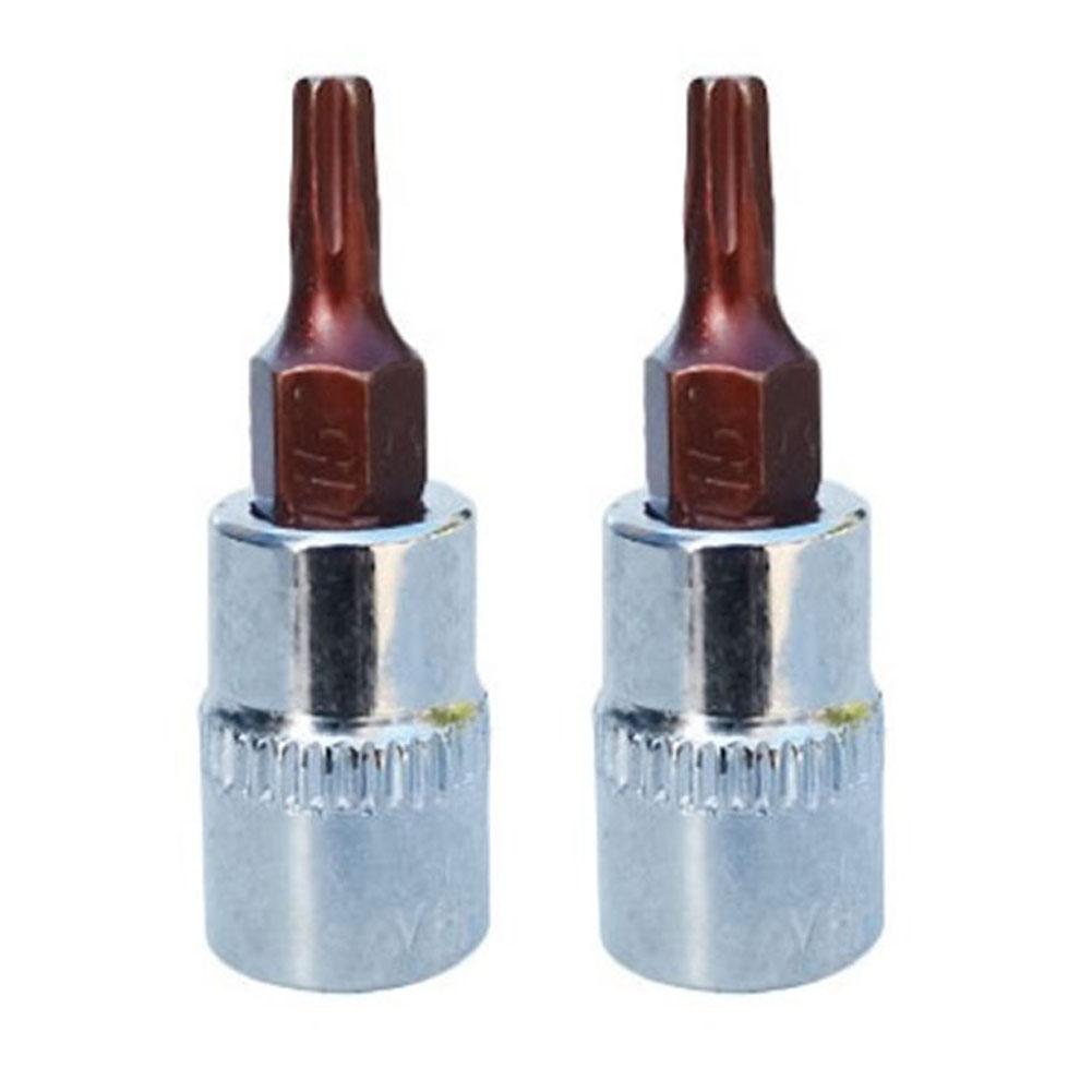 Головки Torx T10 T15 T20 T25 T27 1/4 \" Шестигранный хвостовик