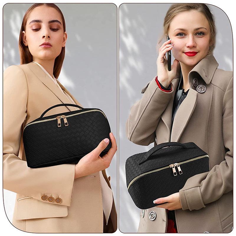 Косметичка большой емкости, дорожная косметичка, сумки для макияжа для женщин, водонепроницаемые портативные косметички