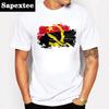 Sapextee New Arrival Angola Nation Flag Nostalgic Style Mens T-Shirt Summer Cotton Casual T Shirts Hip Hop Style Tops Tees
