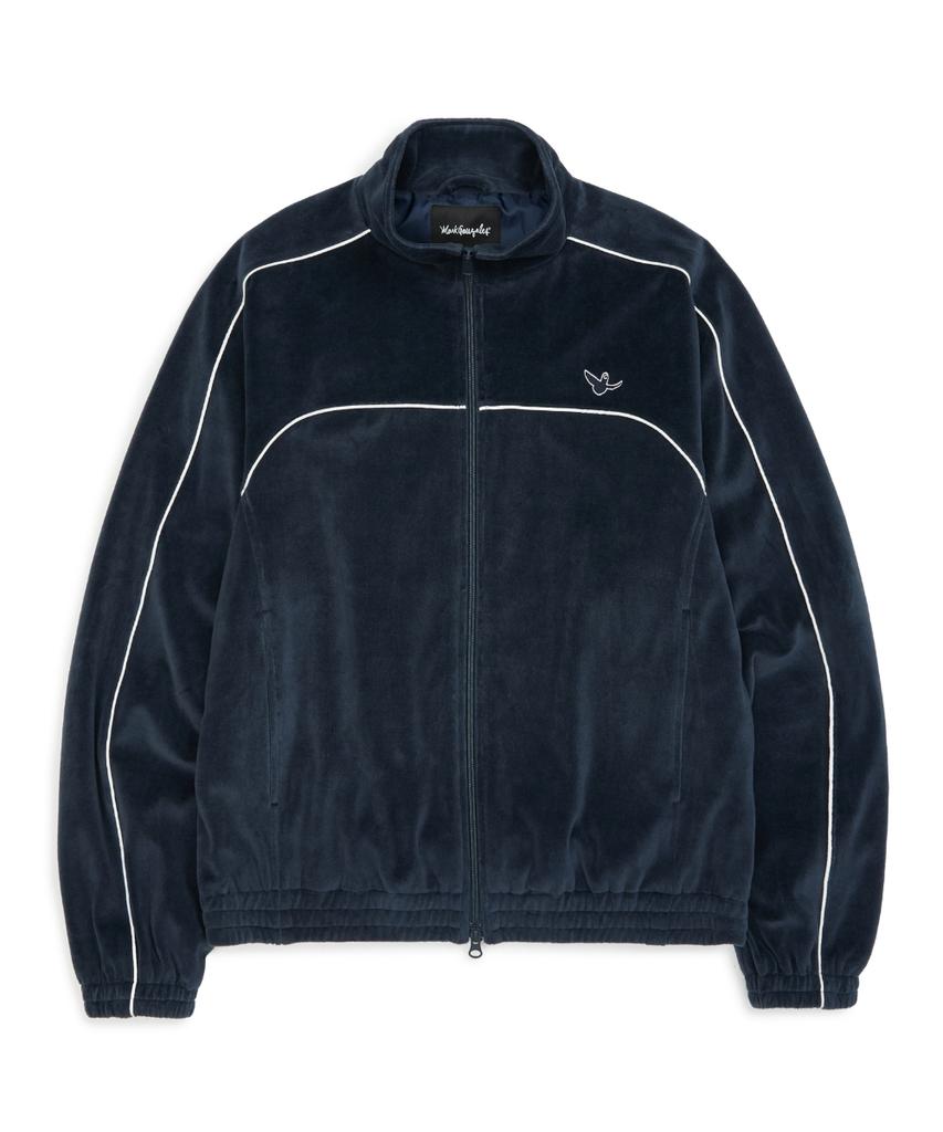 Mark Gonzales Angel Velvet Track Jacket - Navy