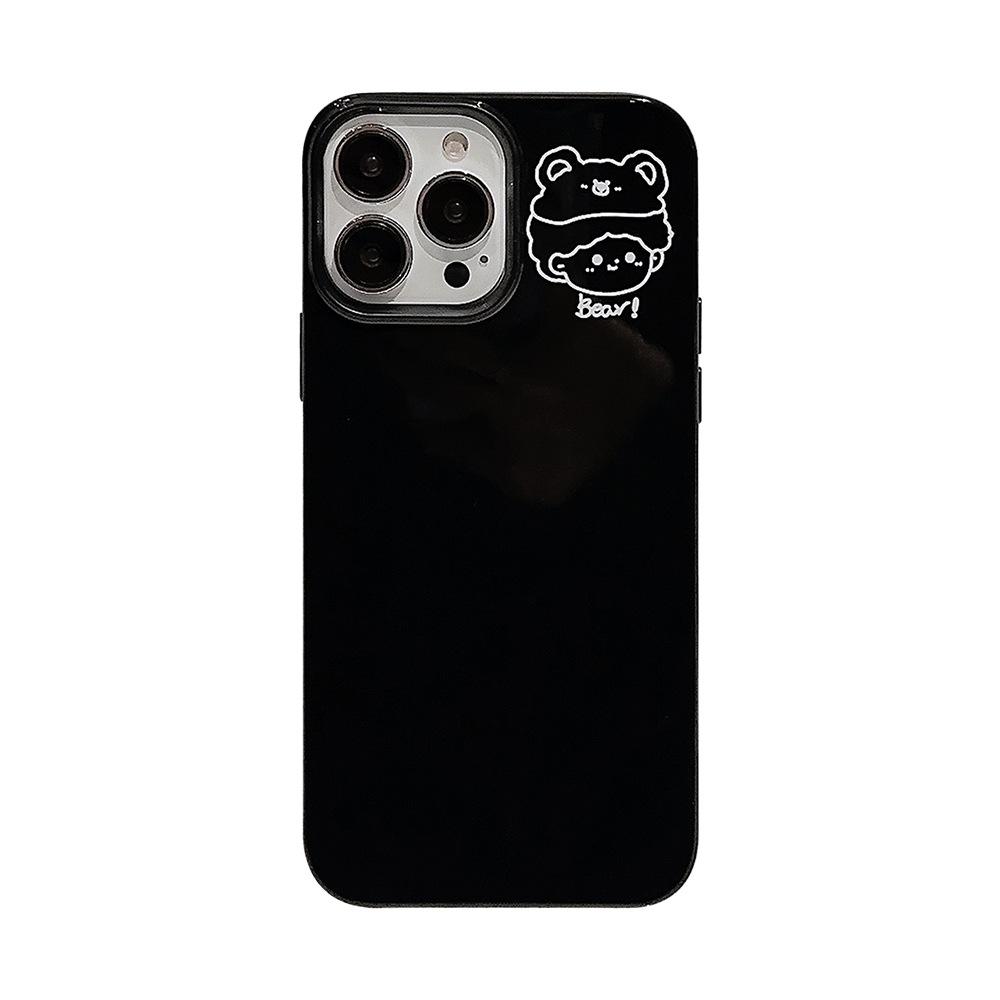 Пара Подходит для Iphone16 Apple 15pro Max Чехол для мобильного телефона 11/Xs Глянцевый 8p Силиконовый 14 Пара 12 Мягкий