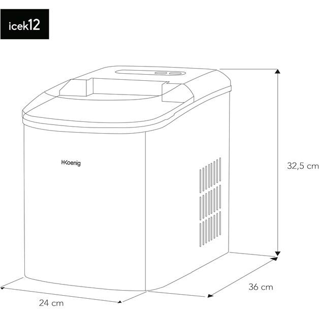 Ice Maker H.Koenig ICEK12