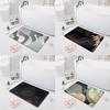 Bathroom Anti-slip Absorbent Mat Door Mat Toilet Shower Rug Household Bathroom Bedroom Floor Kitchen Rug