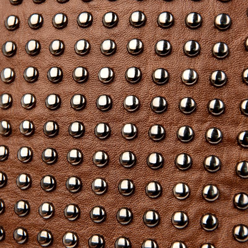 Женская сумка Роскошная дизайнерская сумка Сплошной цвет Сумка-мессенджер Большая вместительная повседневная женская сумка через плечо Кожаная большая сумка с заклепками