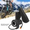 Electric Bike Half Twist Throttle Right Handle Throttle E-Bike Half Waterproof Connector for Electric Scooter Part