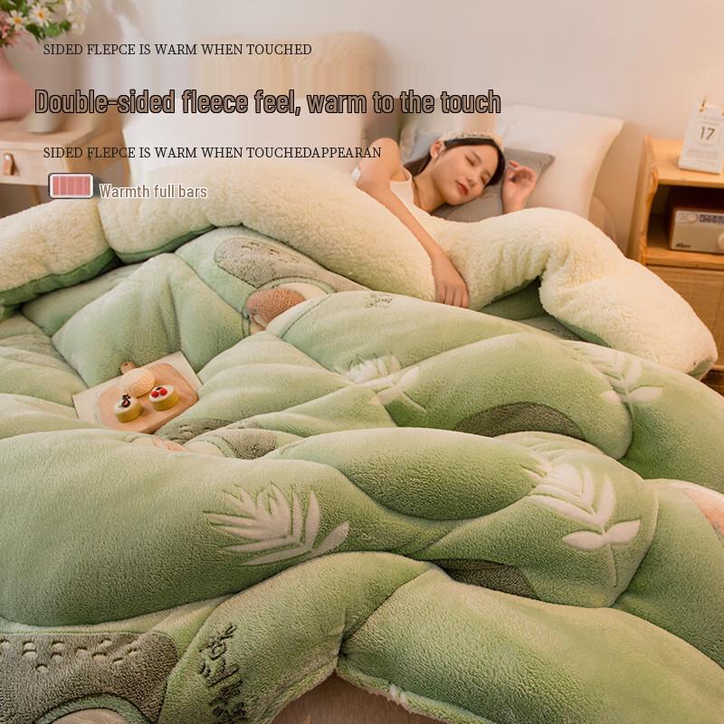 Тяньхэнъючэн Одеяло из овечьей шерсти и молочного бархата