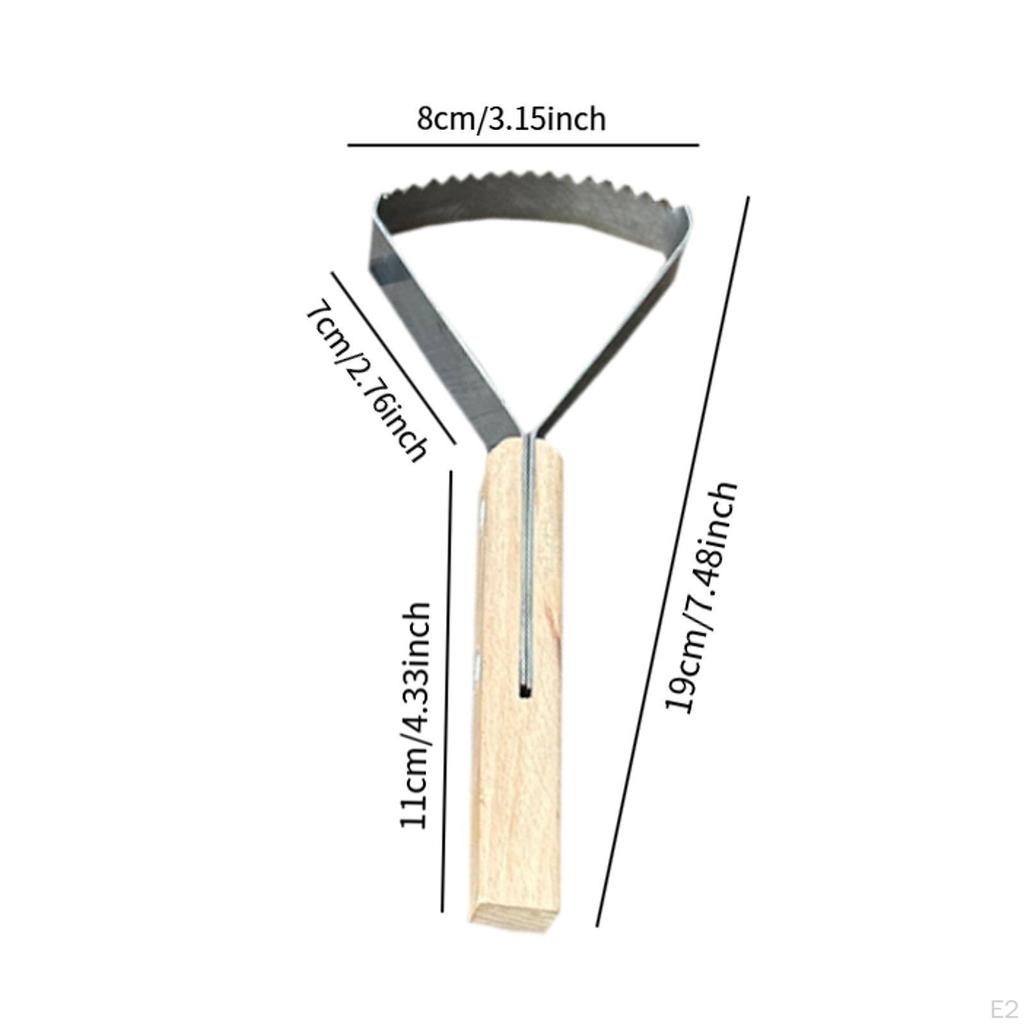 Ручной инструмент для скребка травы, прополки, удобная деревянная ручка, многофункциональный для сада