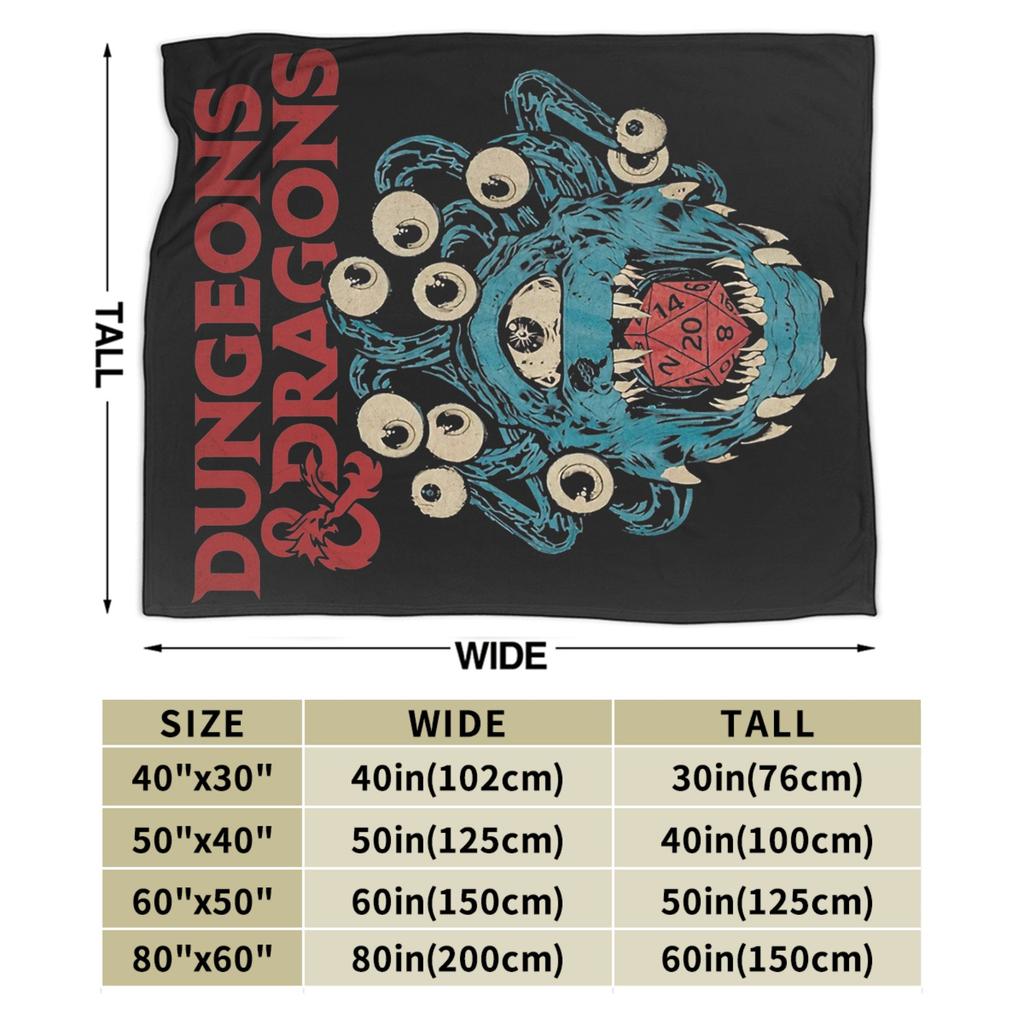 Dungeons Dragons DnD Одеяла Флис Зима Дышащее Супер Теплое Плед для Дома Улицы Плюшевое Тонкое Одеяло