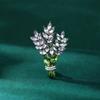 Fashion Lavender Bouquet Brooch High-End Vintage Brooch High-End Niche Pin Clothing Accessories Brooch