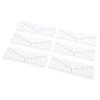 100 Sheets Disposable Eyebrow Ruler Stencils Stickers for Symmetrical Shaping Strong Adhesive Eyebro