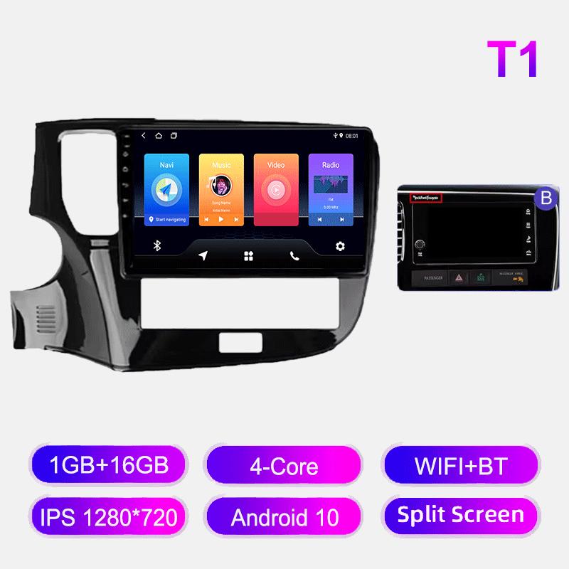 Android Car Radio For Mitsubishi Outlander 2018-2021 Multimedia Player Head Unit Stereo GPS Navigation BT WIFI 1+16GB