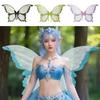 Adults Kids Girls Angel Wings Two-Color Halloween Costume Accessories Butterfly Costume Wings