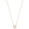 Tiffany & Co. Round Hollow Mini Diamond Necklace Unisex necklace Rose-Gold 67124812