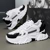 Thick-soled Heightening Dad Shoes Low-top Mesh Breathable and Lightweight Men's Casual Shoes 2024 New Fashion Trend Sneakers