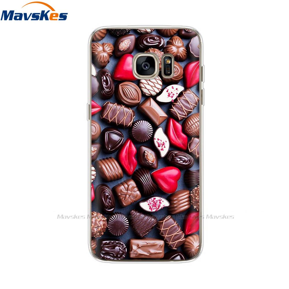 Мультяшный силиконовый чехол для Samsung Galaxy S7 Чехлы Обложка Цветок Мягкий ТПУ Чехол для телефона для Samsung S7 edge G930F G930FD G930W8 Funda