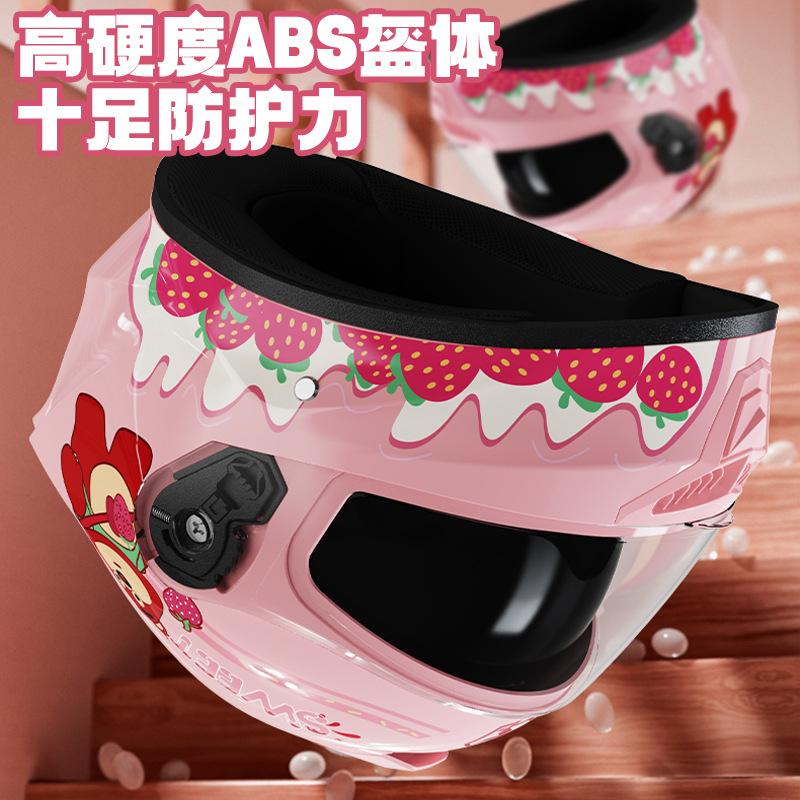 3C Certified children's electric vehicle helmet for boys and girls, suitable for all seasons, new national standard motorcycle child winter safety