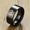 Anime Jujutsu Kaisen Rings Ryōmen Sukuna Cosplay Black Dead Eye Unisex Ring Prop Jewelry Gift Stainless Steel Accessories