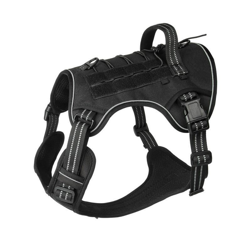Heavy Duty Dog Chest Harness With Adjustable Straps Large Breeds Outdoor Training Walking Safety