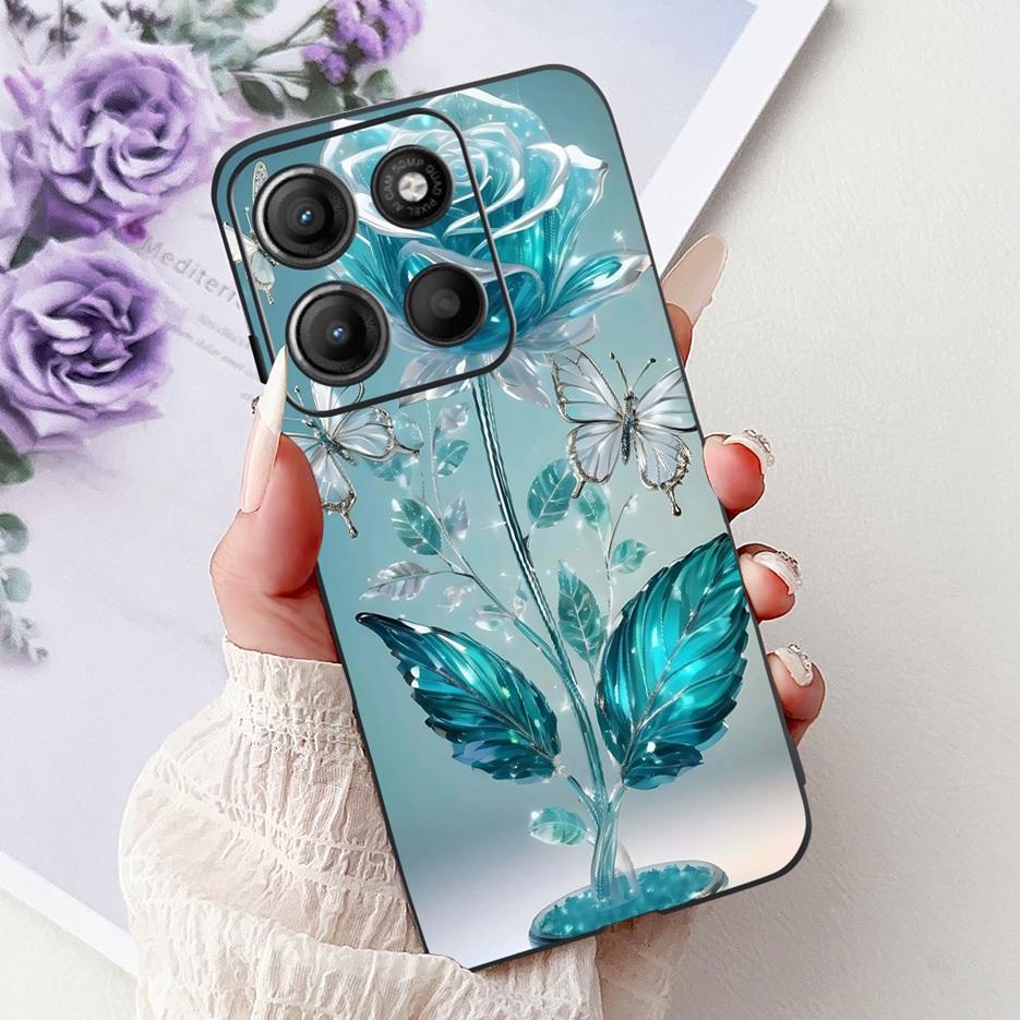 Чехол для Motorola Moto G15 Moto G75 XT2437-2 Роскошный Популярный Расписной Чехол Мягкий ТПУ Чехол для Телефона Для Motorola G15 G 75 MotoG75 Сумки