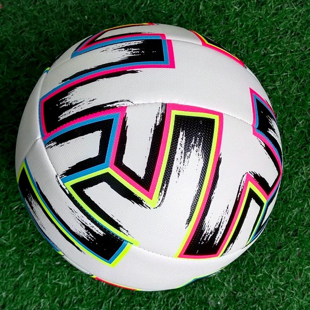 Official Size 5 Soccer Balls Team Match Group Training PU Leather Professional Footballs Outdoor Football For Men Women