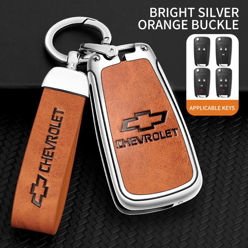 AABHO1 Alloy Car Remote Key Case Cover Shell For Chevrolet Chevy Malibu Camaro Cruze Traverse Spark Equinox Sonic Volt Bolt Accessories