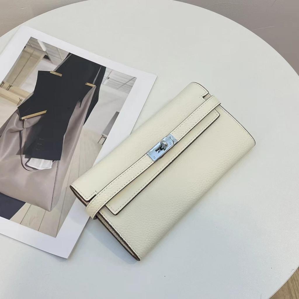 Роскошные женские кошельки из натуральной кожи, высококачественный первый слой коровьей кожи, длинный кошелек, серебристый тон, застегивающийся на замок, великолепная сумка-клатч без логотипа