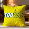 Модная наволочка-подушка S-Ssubwayer Мягкая моющаяся наволочка для подушки Многоцелевая для дивана, кровати, путешествий, офиса