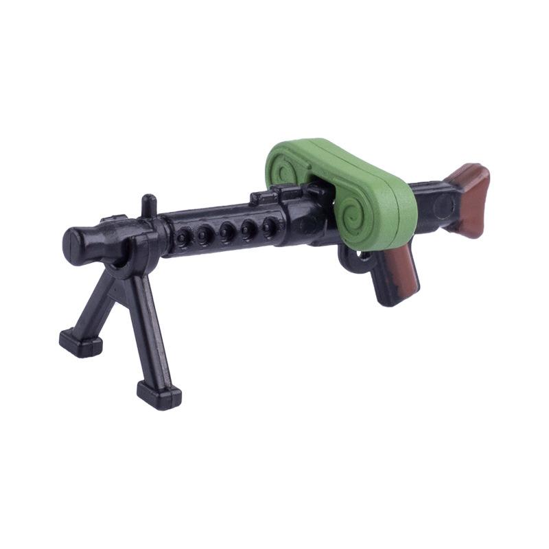 10Pcs Military Figurine Accessories Two-Color Gun Weapon Small Particle Building Block Assembly Toy