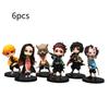 Anime Pvc Figurine Collection Set Of 6 Featuring Demon Slayer Tanjiro Nezuko And Zenitsu
