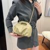 Корейский стиль Облако Сумка Сумка через плечо Пельмени Сумка-тоут Простая плиссированная женская сумка