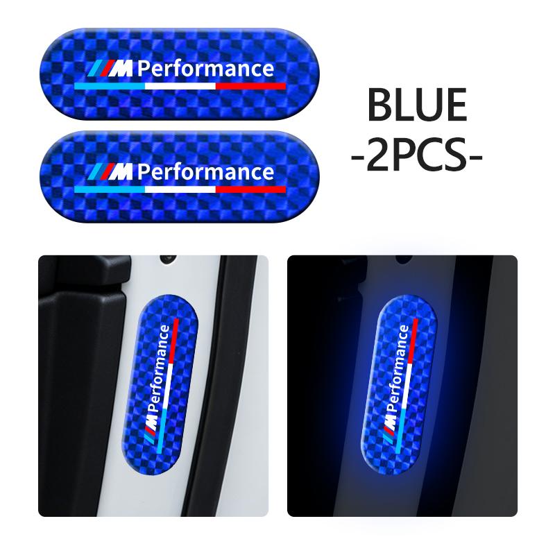 AAAQP1 Car Sticker Reflective Safety Tape Anti Collision Warning Strips For BMW Performance M M3 M5 iX5 iX6 E60 E61 E62 E70 E71