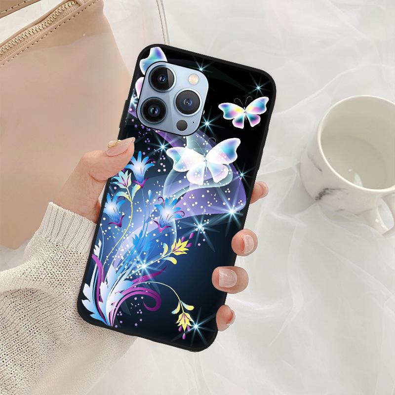 Силиконовый чехол с мультяшным рисунком для Xiaomi Redmi Note 11 11S 10 9 8 10C 9A 9C 11 Lite 11T Pro, чехол с милым котом, цветами и розами, матовый черный, окрашенный своими руками бампер для телефона