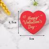 100 шт. подарочные бирки ручной работы на День святого Валентина в форме сердца подарочные этикетки с Днем святого Валентина