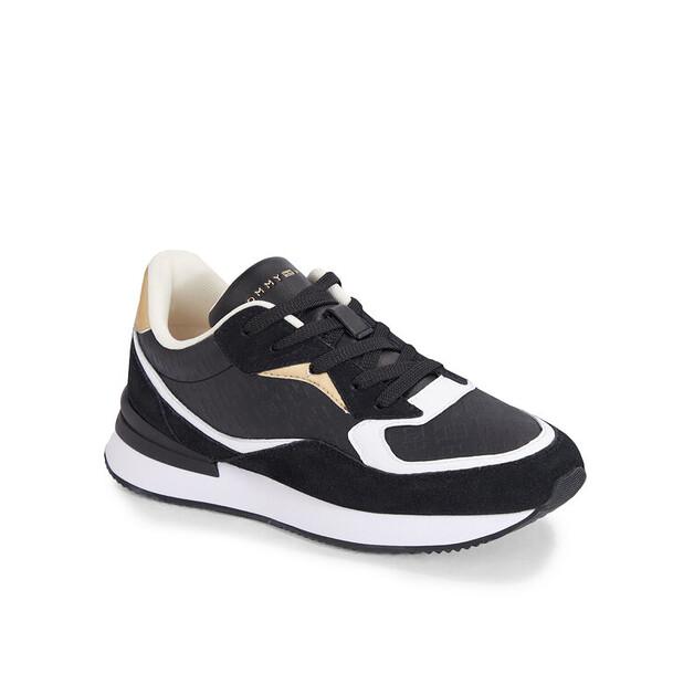 Кроссовки Tommy Hilfiger Lux Monogram Runner FW0FW07816 черный