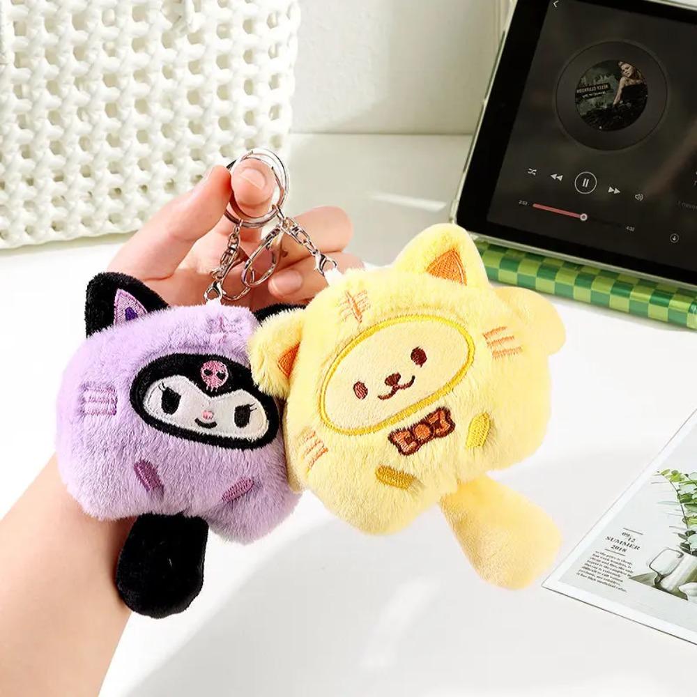 Cute 10cm Kitty Plush Keychain Kawaii Stuffed Doll Mini Pendant Soft Toy Bag Charm Ideal Gift for Girls