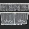 Комплект из трех кружевных занавесок с узором «Петух»