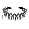 4Pcs Plastic Zigzag Hairband Makeup Headband Hair Hoop High-quality Teeth Hair Band  Washing Face