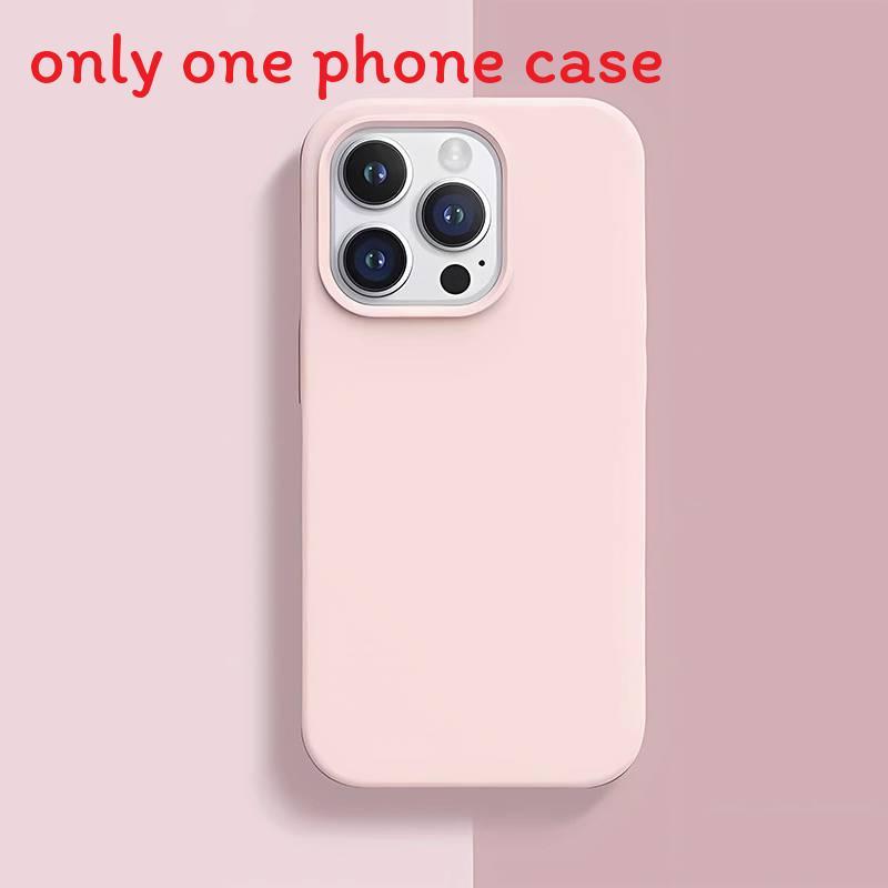 For Iphone14 Pro Silicone Phone Case With Antifingerprint Nonslip Protection For Girls And Teens