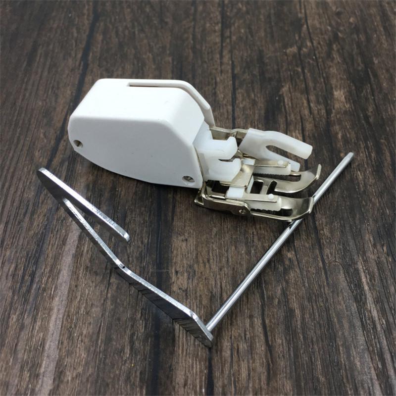 Бытовая швейная машина 5 мм с прогулочной лапкой Janome даже с низким хвостовиком