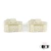 EWR46 2 Pcs Window Regulator Repair Guide Clips Front Left for  A4 B5 VW Polo MK3 6N Passat B5 Skoda Superb MK1 8D0837461